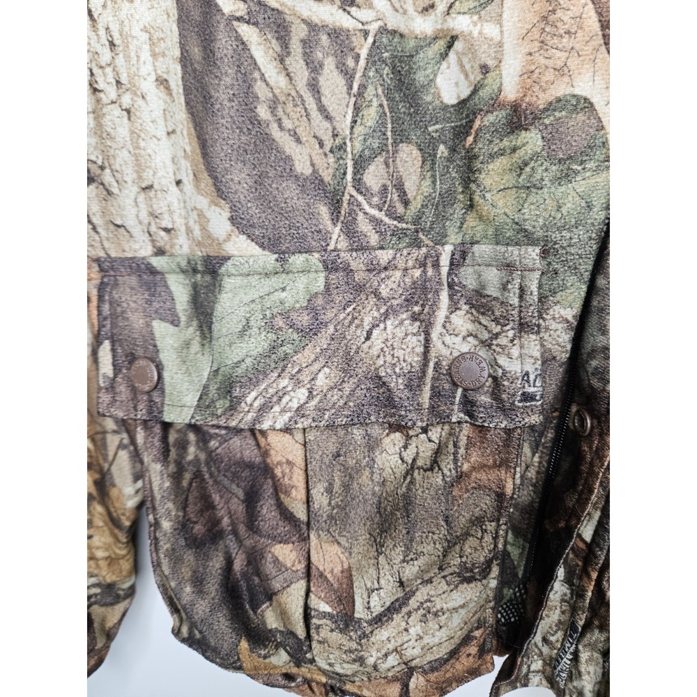 Mad Dog Gear Camo Hooded Hunting Jacket M Full Zip Pocket Outdoor Duck Gorpcore - Picture 4 of 16